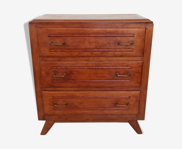 Commode en chêne années 50