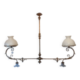 Ancienne grande suspension de billard