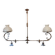 Old large billiard pendant light