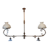 Ancienne grande suspension de billard