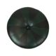 Round Vintage Green Black Pouf Two-tone Skai Sixties