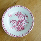 Dessert plate in ironstone from Gien model Chardons 221203