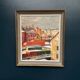 Swedish Oil on Panel“Landscape” by Bertil Lundqvist , Vintage & Framed