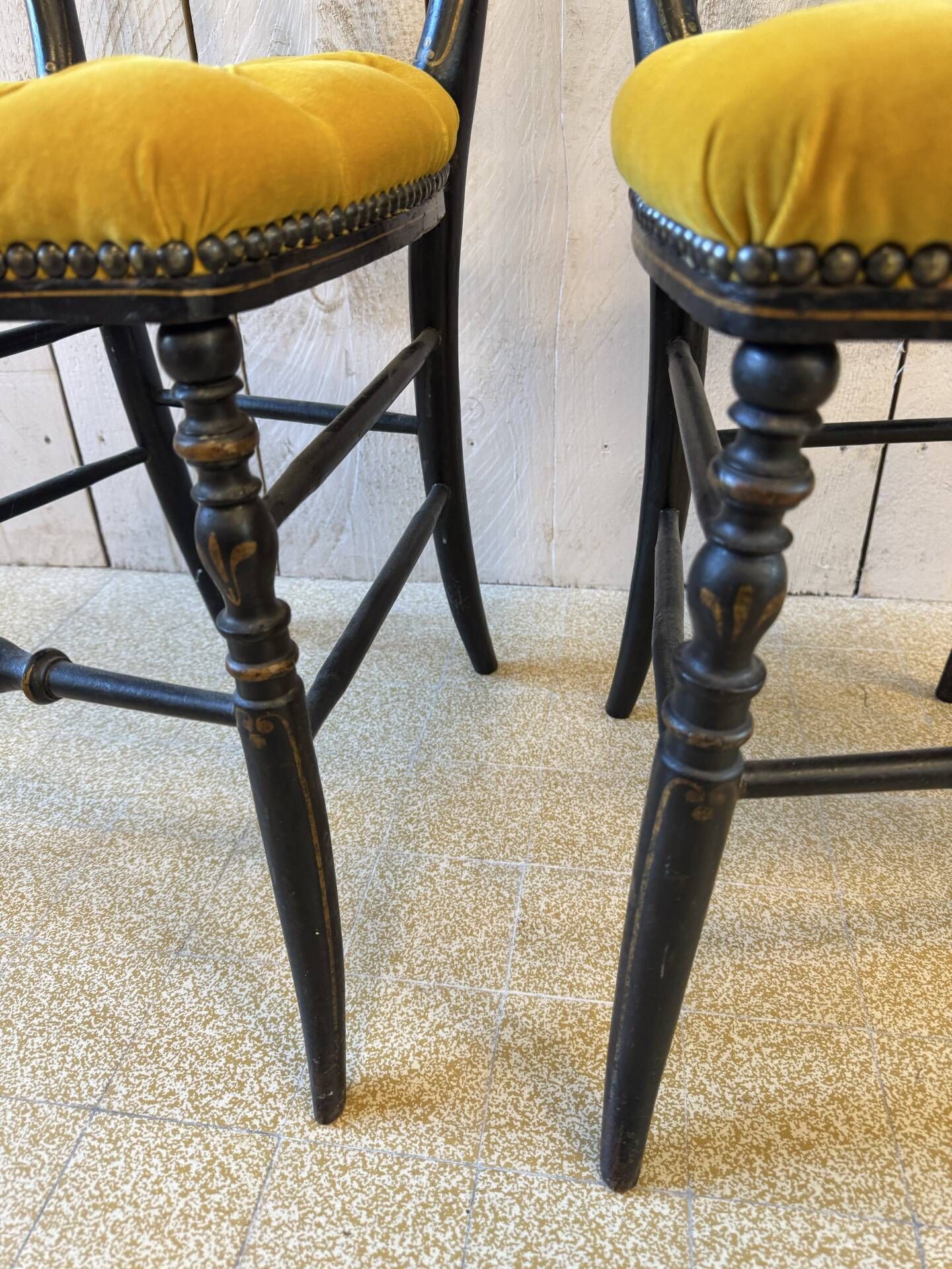 Paire de chaises Napoléon III