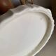Vintage pie dish in earthenware with handles – Japanese floral pattern