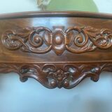 Baroque wooden carved console