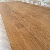 Solid oak dining table
