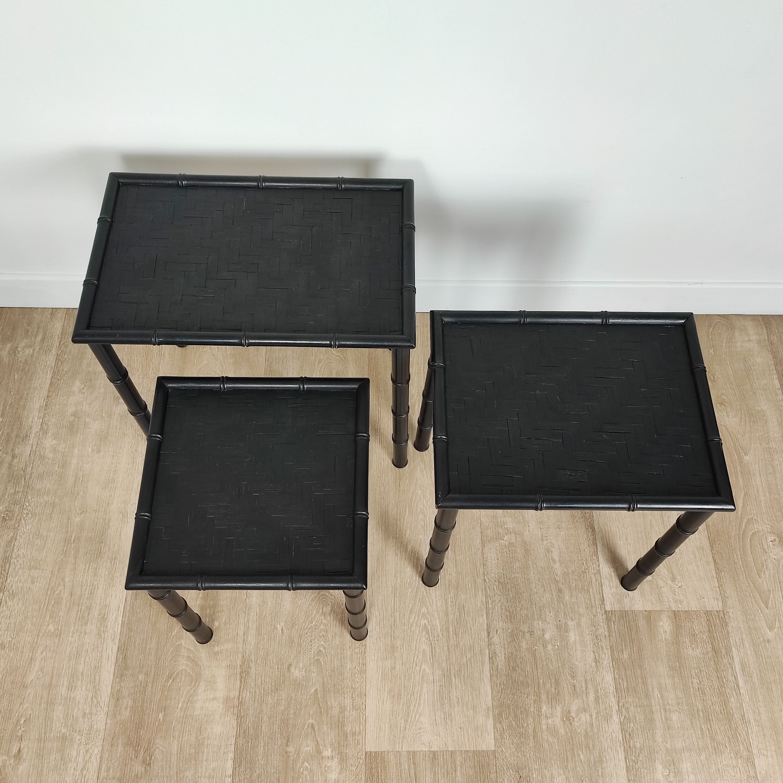 Bamboo nesting tables