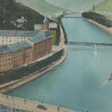 Oil signed 60/ 50 - circa 1930 - lake scene