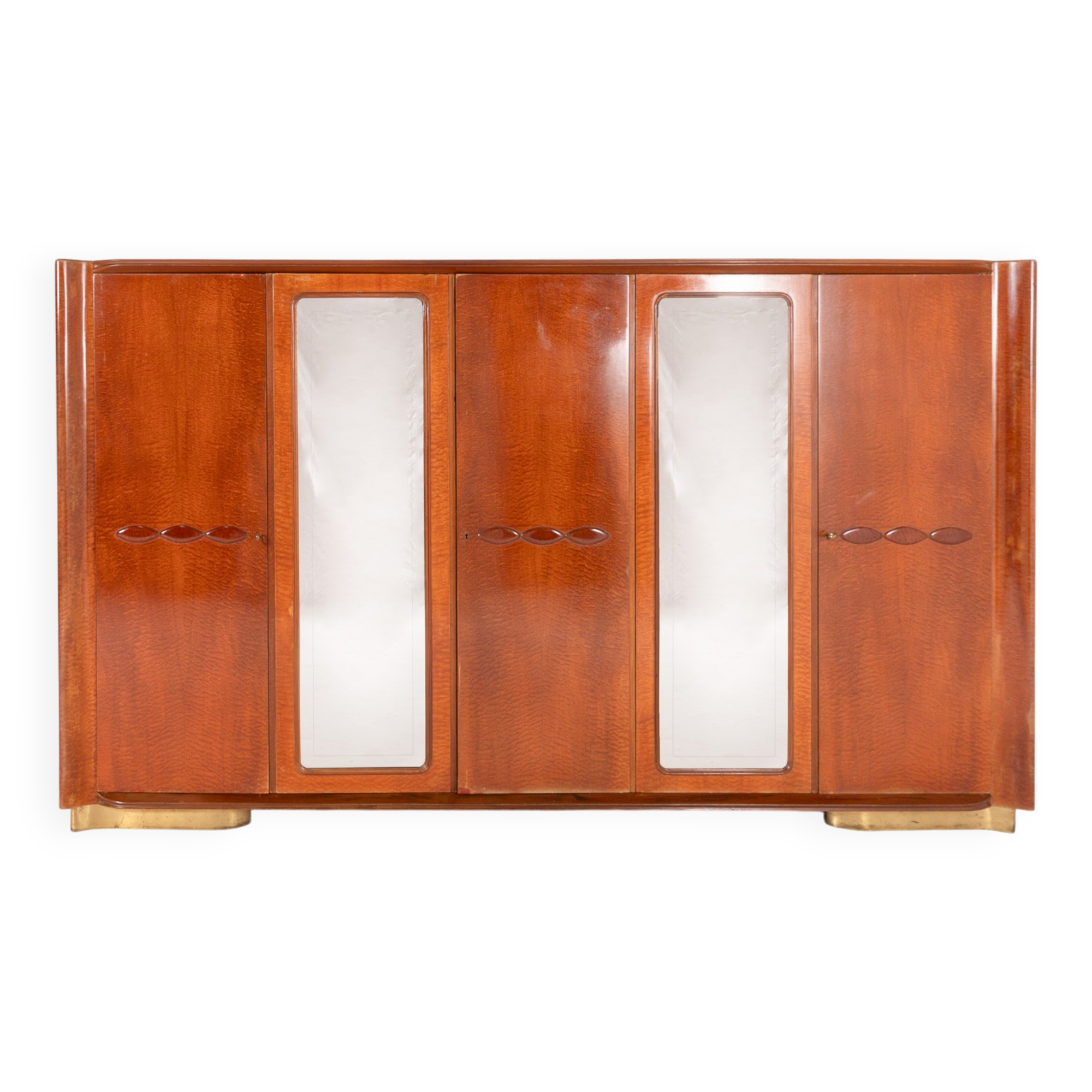 Italian Mid-Century Maple veneer wardrobe from 1950’s