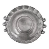 Coupe ou coupelle art déco moderniste en métal argenté estampillé - a voir !!!