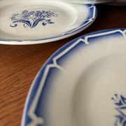 Lot d’assiettes à dessert Digoin Sarreguemines canebiere • Vaisselle v