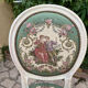 Paire de chaises médaillon