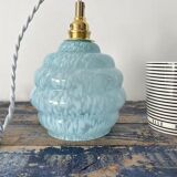 Electrified Art Deco walking lamp with new