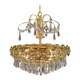 Brass chandelier, Danish design, 1970s, production: Denmark