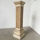 Wooden pedestal column 1900