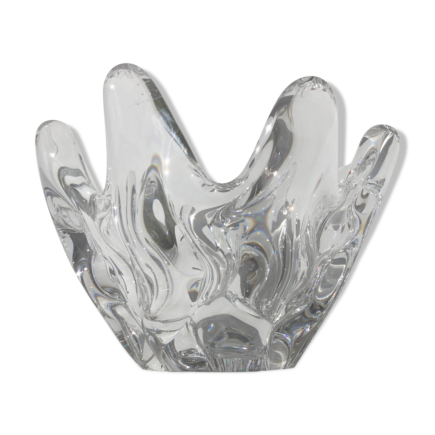 Daum cup vintage crystal