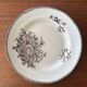 6 ironstone sepia plates | Grand Depot of Porcelains & Earthenware
