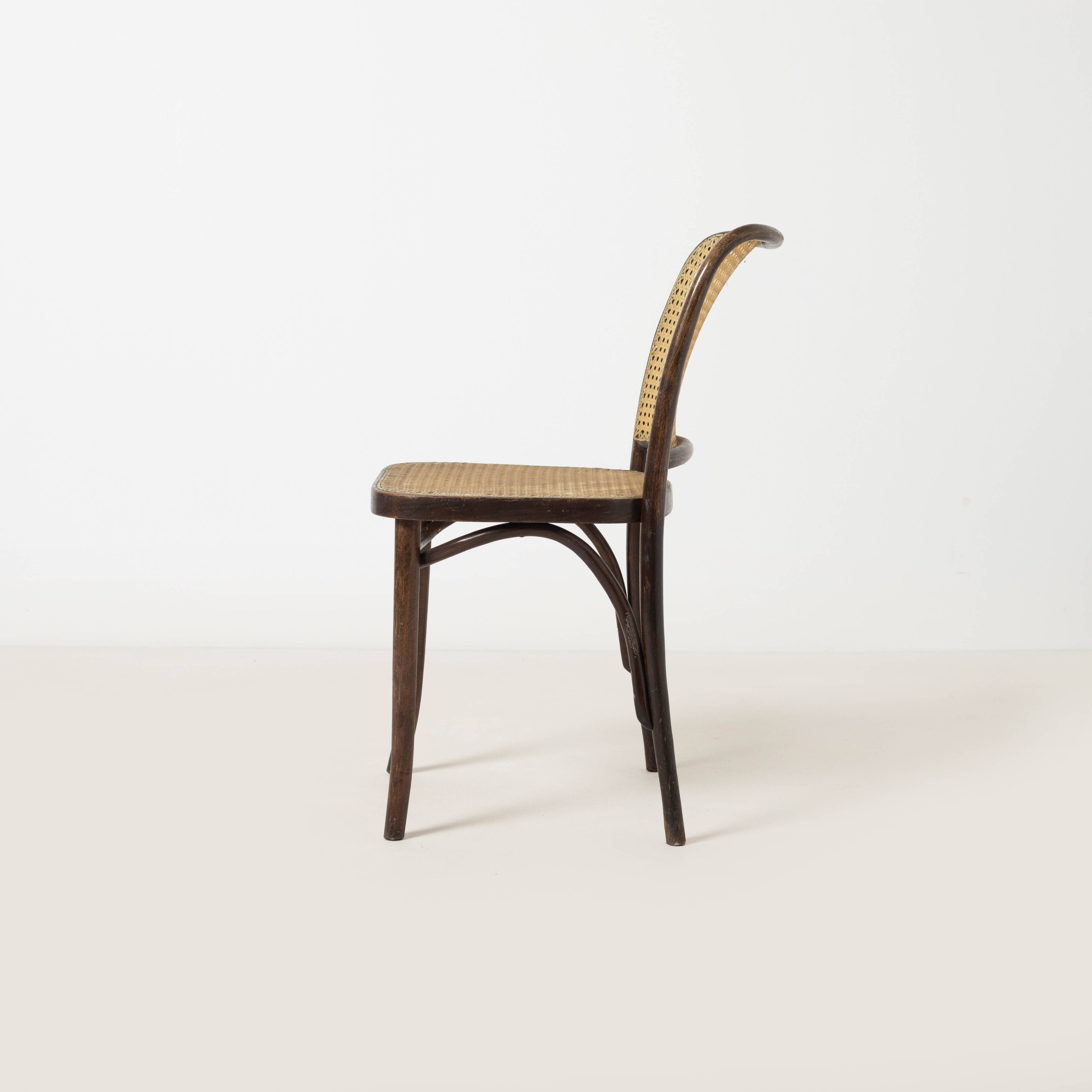 Set of 4 model 811 dining chairs by Josef Hoffmann, Poland, circa 1980