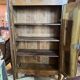 Transition style 2-door wardrobe in natural wood, 19th century