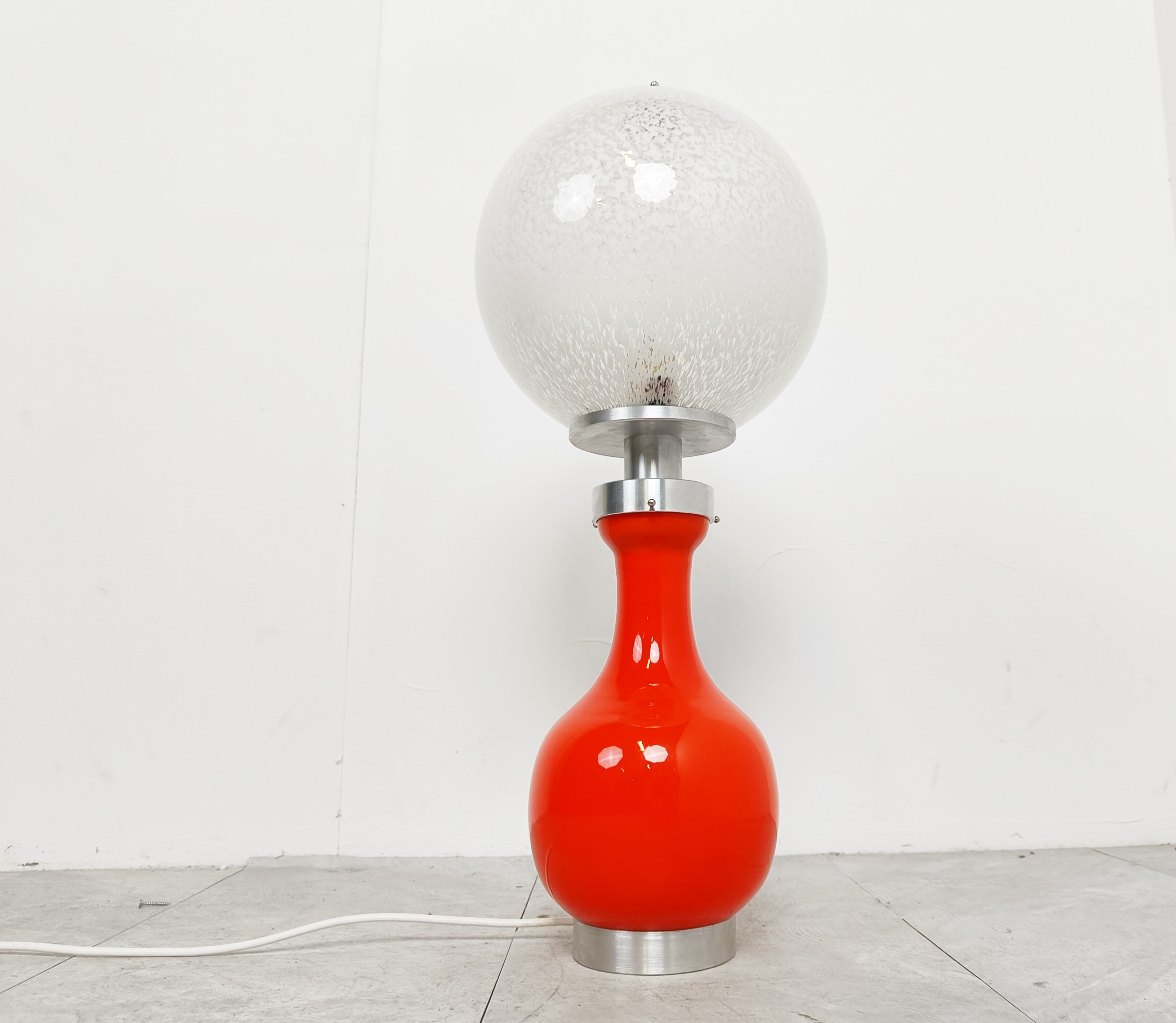 Lampe de table vintage par Mazzega, années 1960