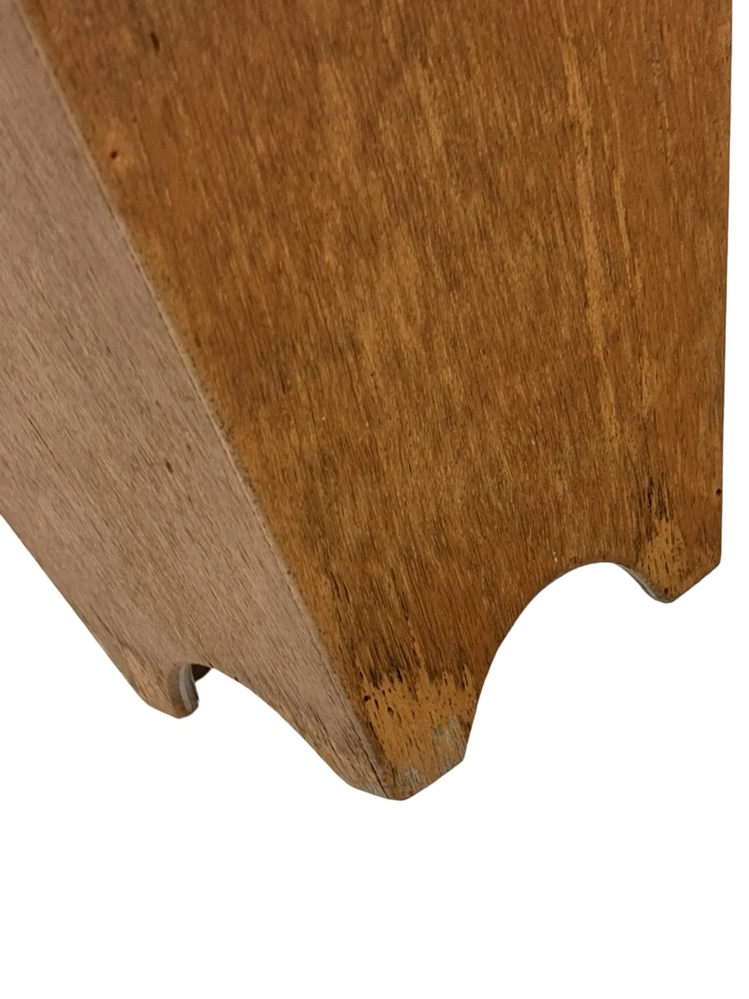 Jardinière en bois minimaliste, géométrique vintage