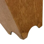 Jardinière en bois minimaliste, géométrique vintage