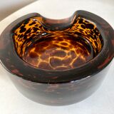 Empty glass pocket blown tortoiseshell 1970 XL