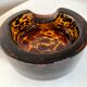Vide poche en verre soufflé écaille de tortue 1970 XL