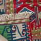 Turkish Kilim carpet , woven by hand in pure wool, 200x125cm