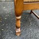 6 solid wood straw-seated dining chairs, Provençal style from the 20th century.