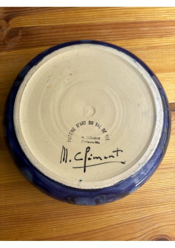 70's ceramic salad bowl