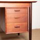 Bureau de Direction Danois en teck par Gunnar Nielsen Tibergaard 1960.
