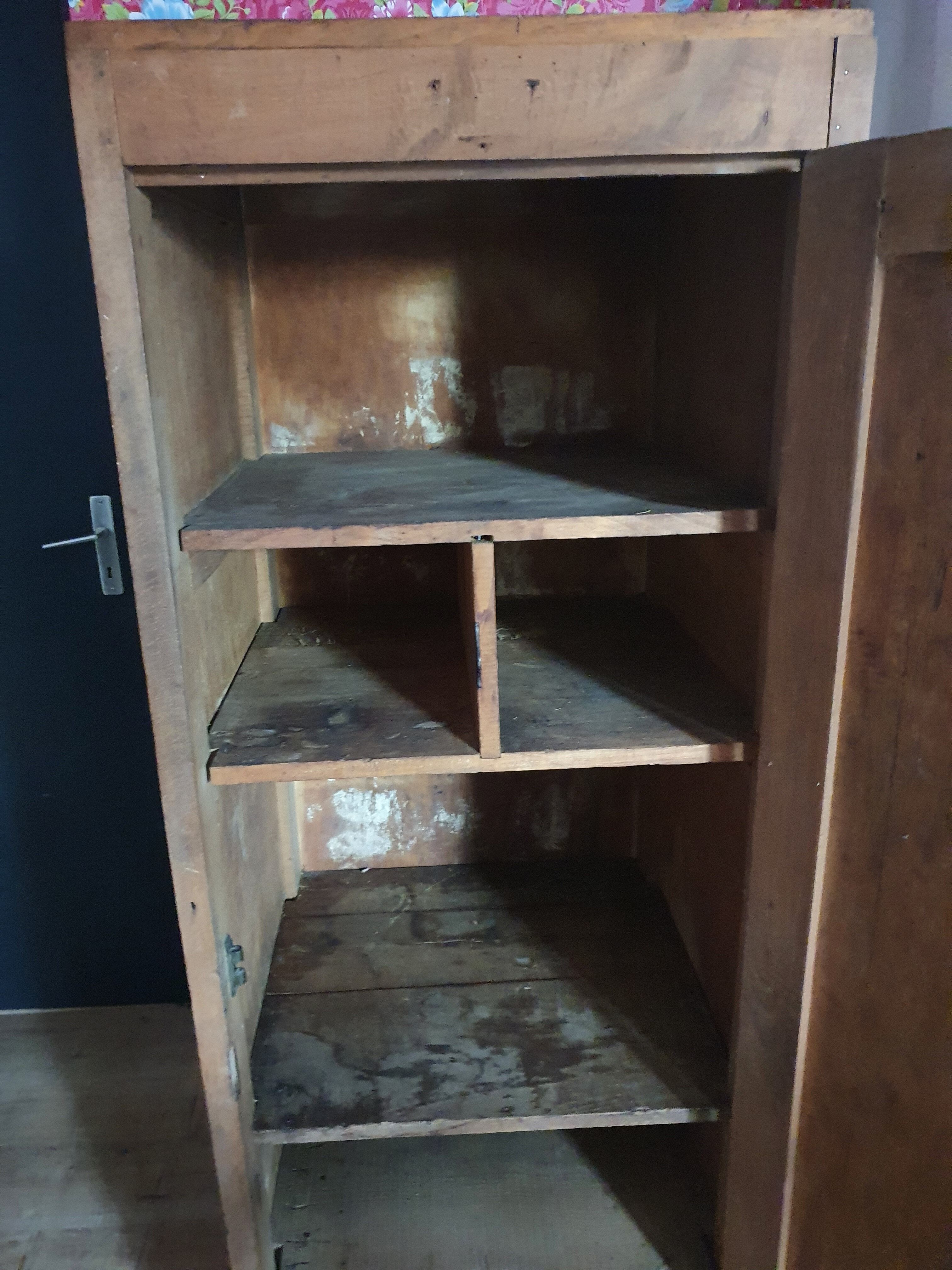 Parisian wardrobe with several shelves