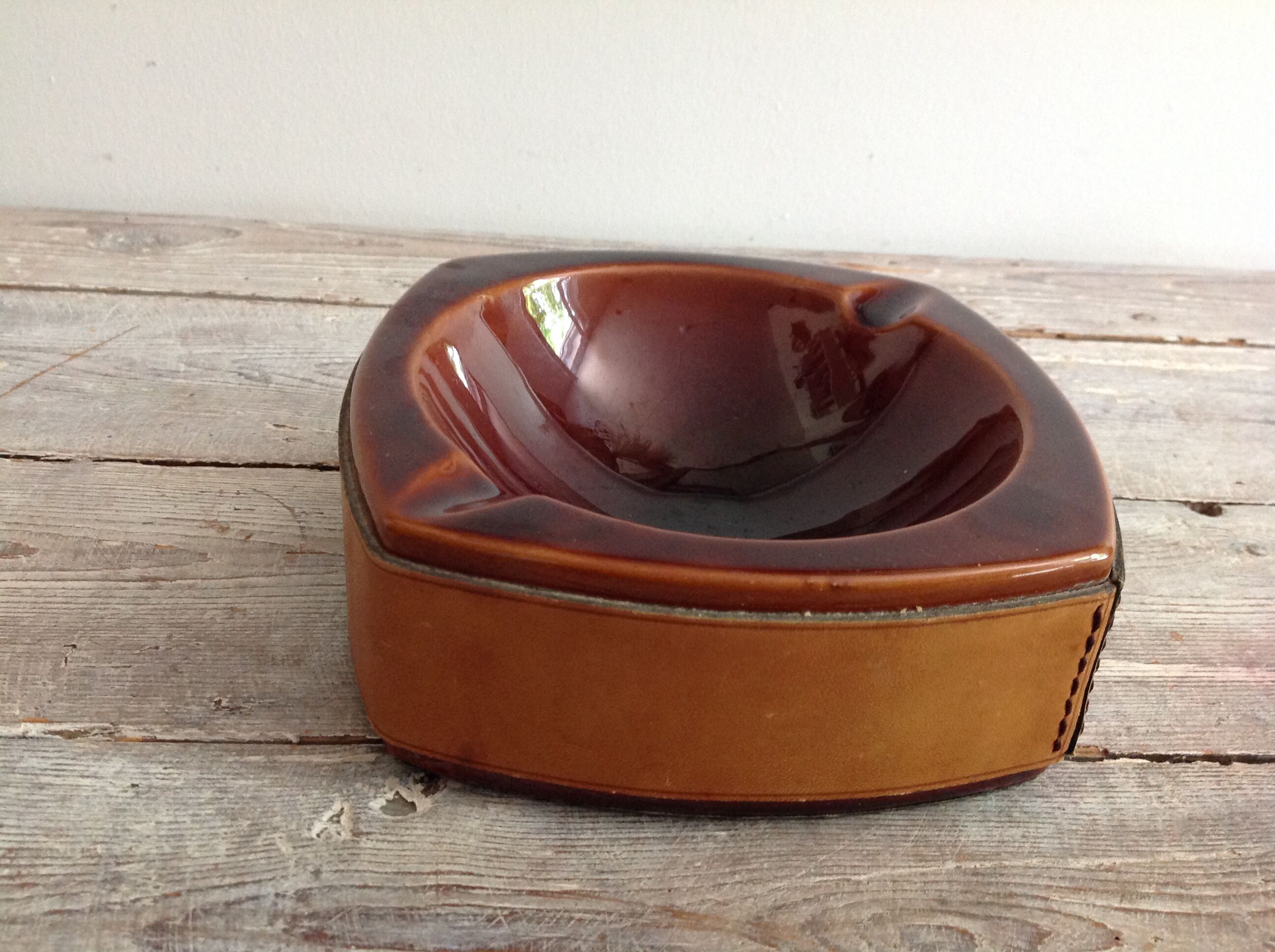 Cendrier en cuir Longchamp