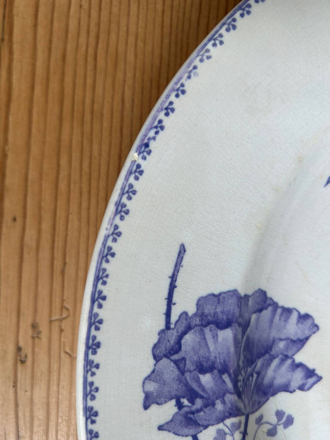 Round dish “Terre de Fer” Sarreguemines