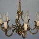 Chandelier bronze 8 branches