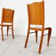 Set of 4 wood dining chairs by Philippe Starck 1989