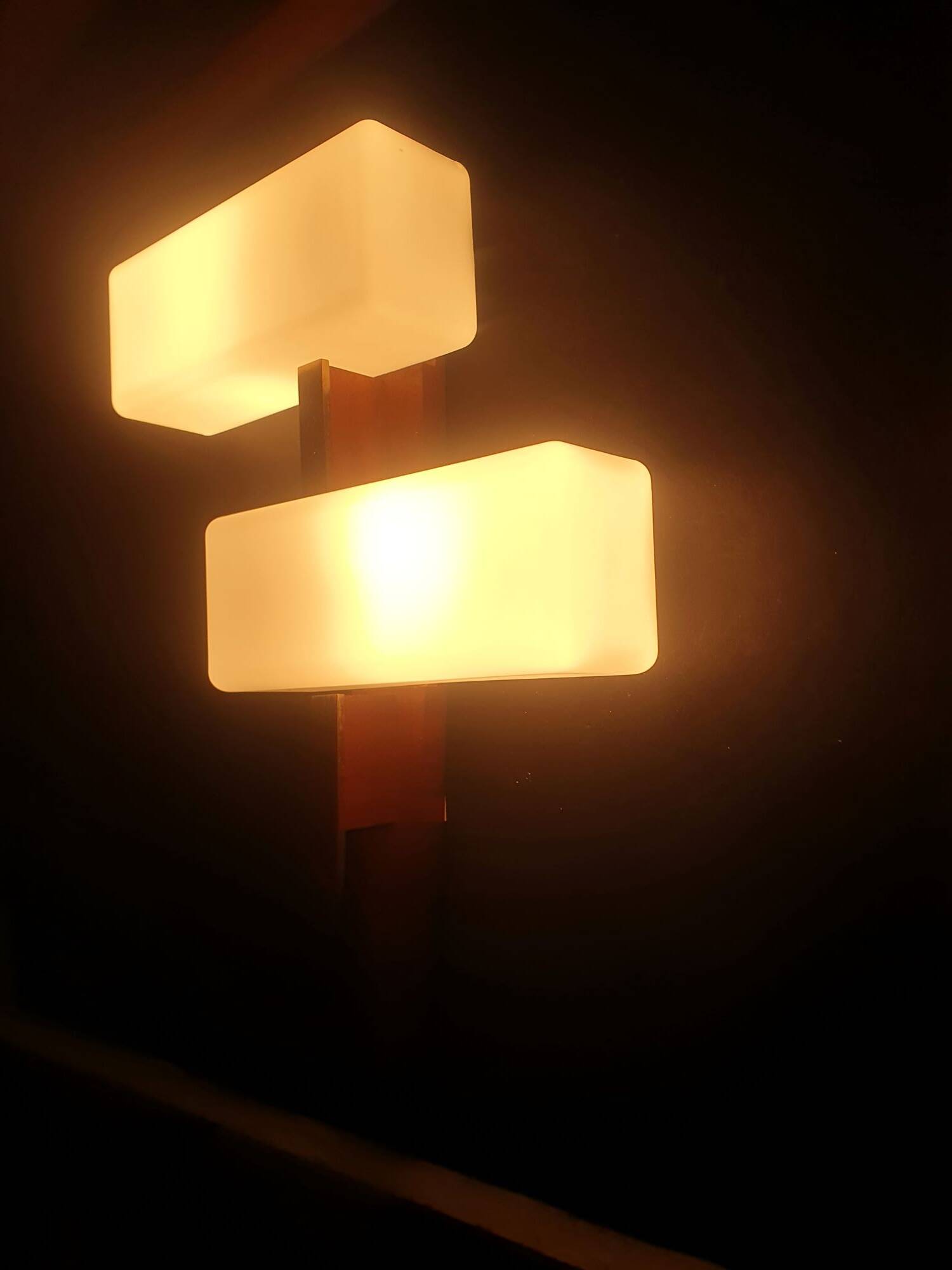 Large wall lamp Lunel from the 1950s