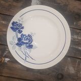 Round dish Badonviller model Roses