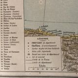 Carte de France vintage
