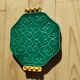 flat dish in slipware