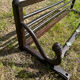 Vintage 1940s bistro wall coat rack