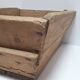 Wooden box trapezoidal