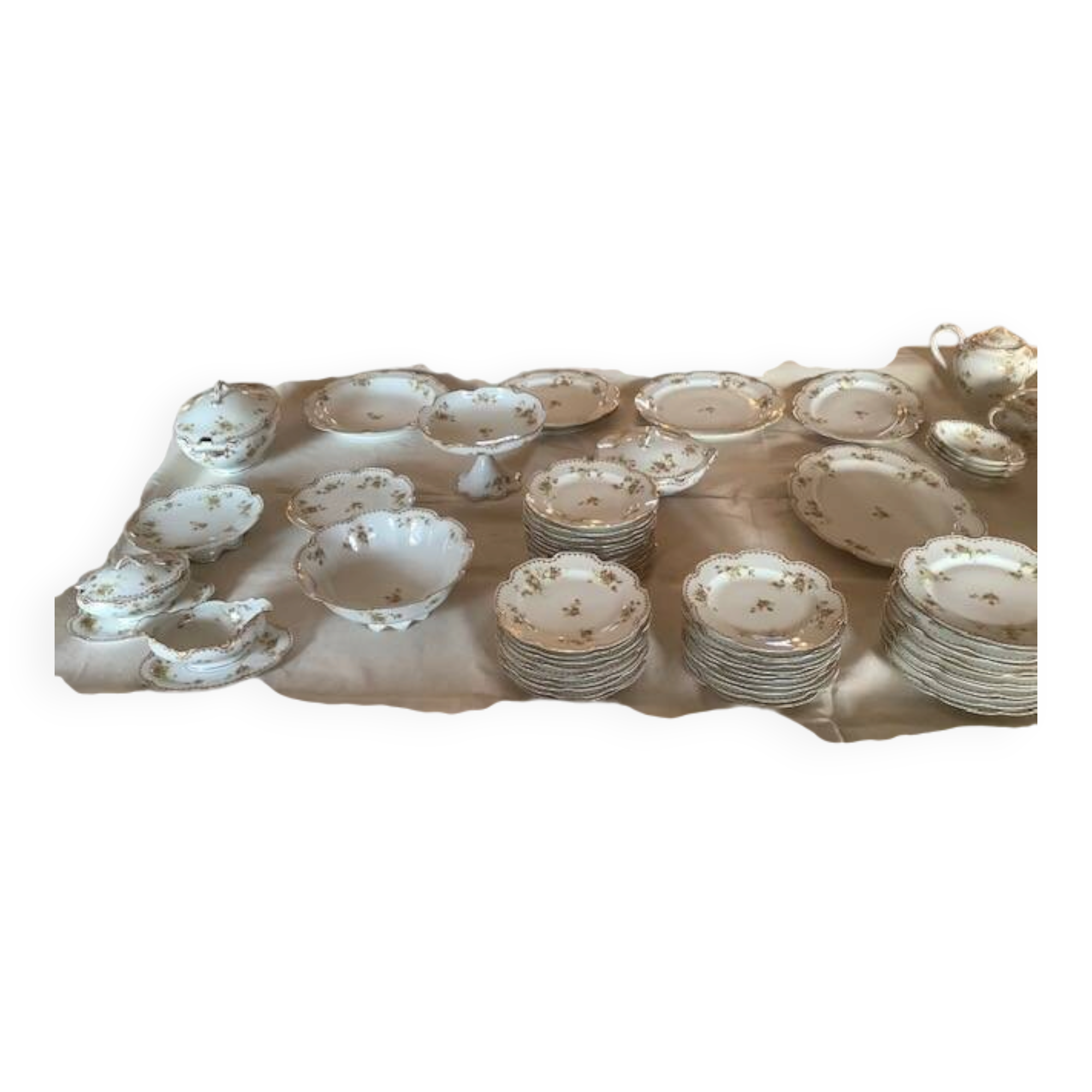 Services de vaisselle Haviland, porcelaine de Limoges