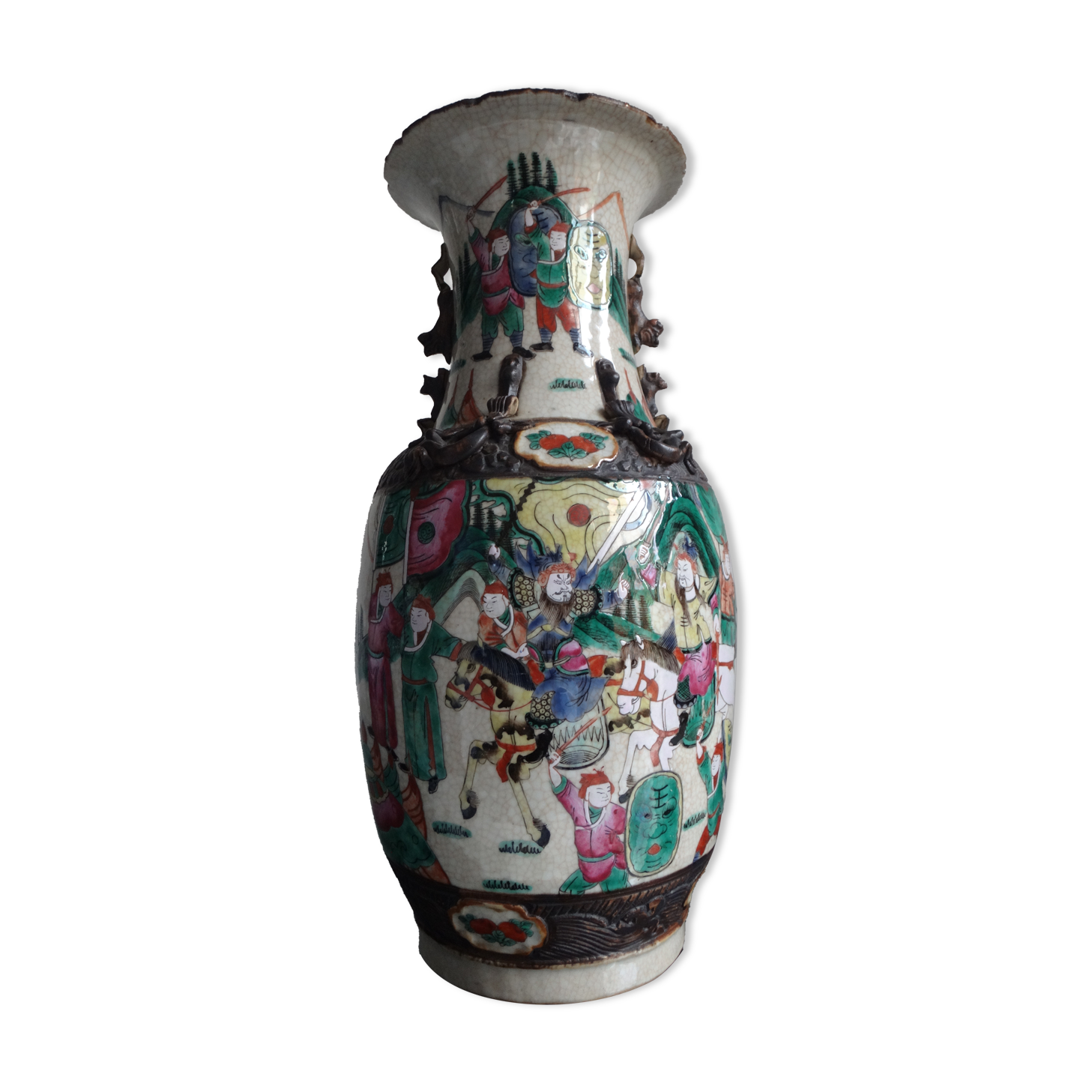 Vase Nanjing China 45cm porcelain XIX