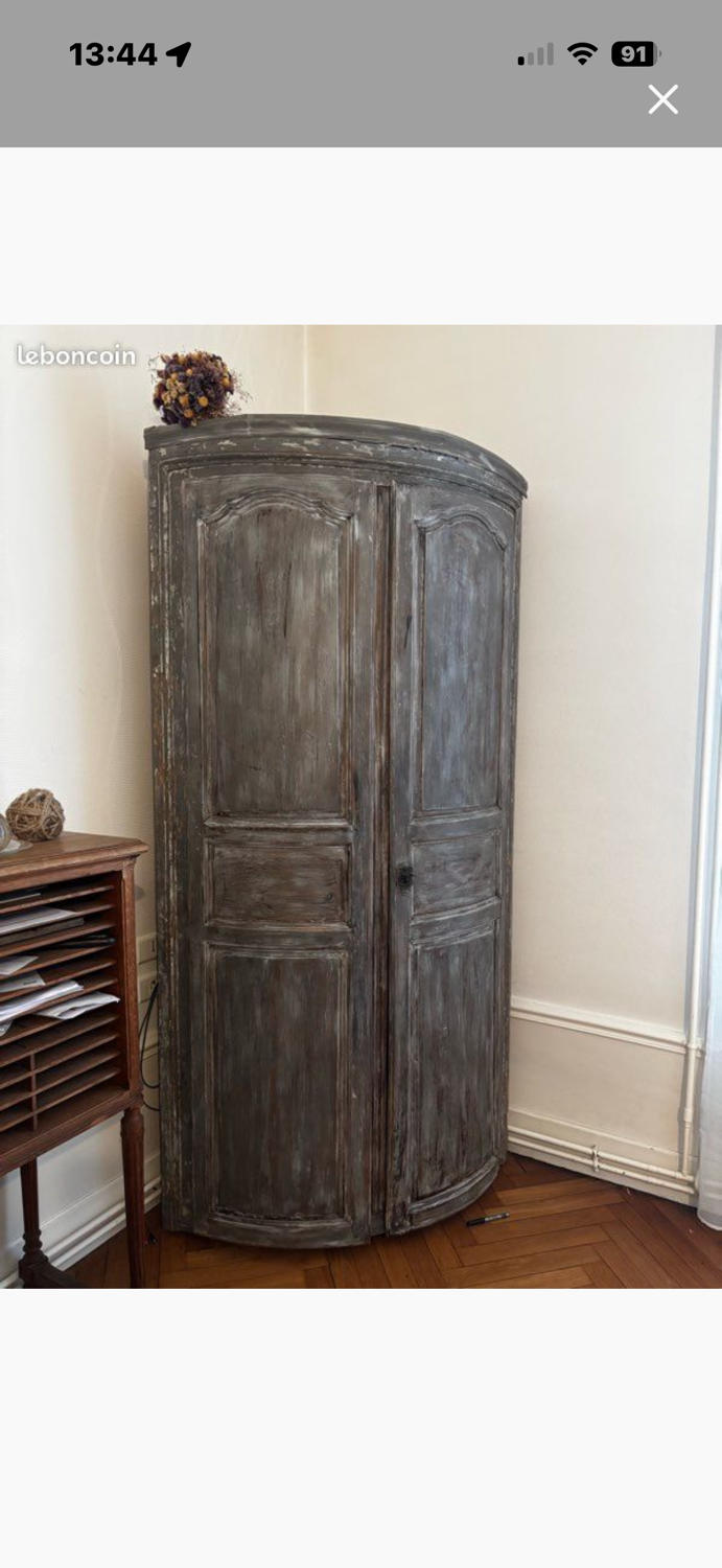 Antique corner cabinet