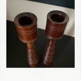 Scandinavian candle holder duo