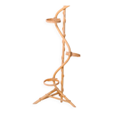 3-tier plant stand, natural rattan wicker, handmade