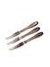 19th century fruit knives from Fraget, Poland, set of 3